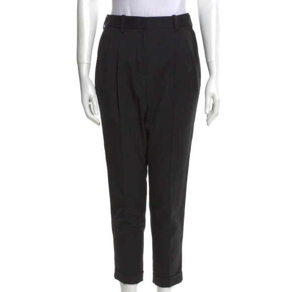 Nili Lotan Pants - Nili Lotan Black Cropped Pantsuit Tailored